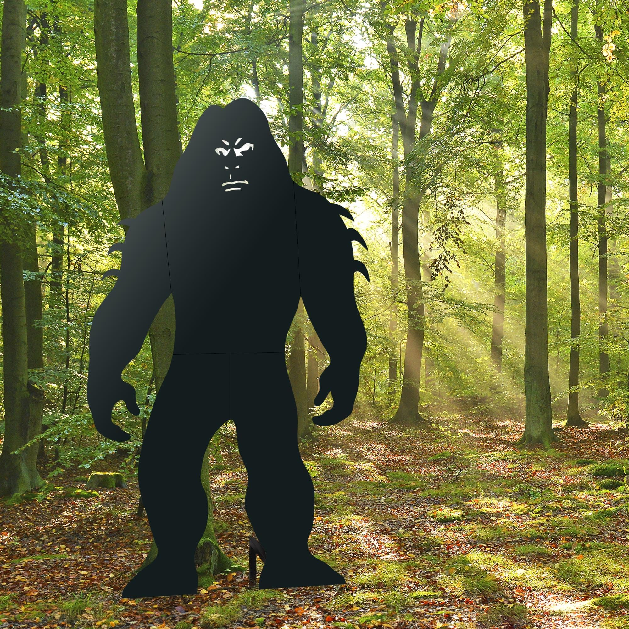 Talustool 6Ft Tall Bigfoot Metal Outdoor Decor Big Foot Sasquatch Gifts for Men/Women/Dad Unique Bigfoot Silhouette Statues Perfect for Patio and Lawn Decorations, Garden Decor, Yard Art, Yard Display