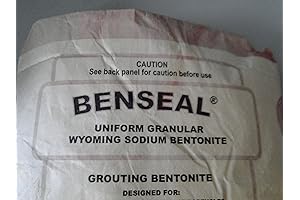 50 Pound Benseal Bentonite Clay for Drilling, Water Well, Pond Foundation, Seal, Waterproofing, and Grouting
