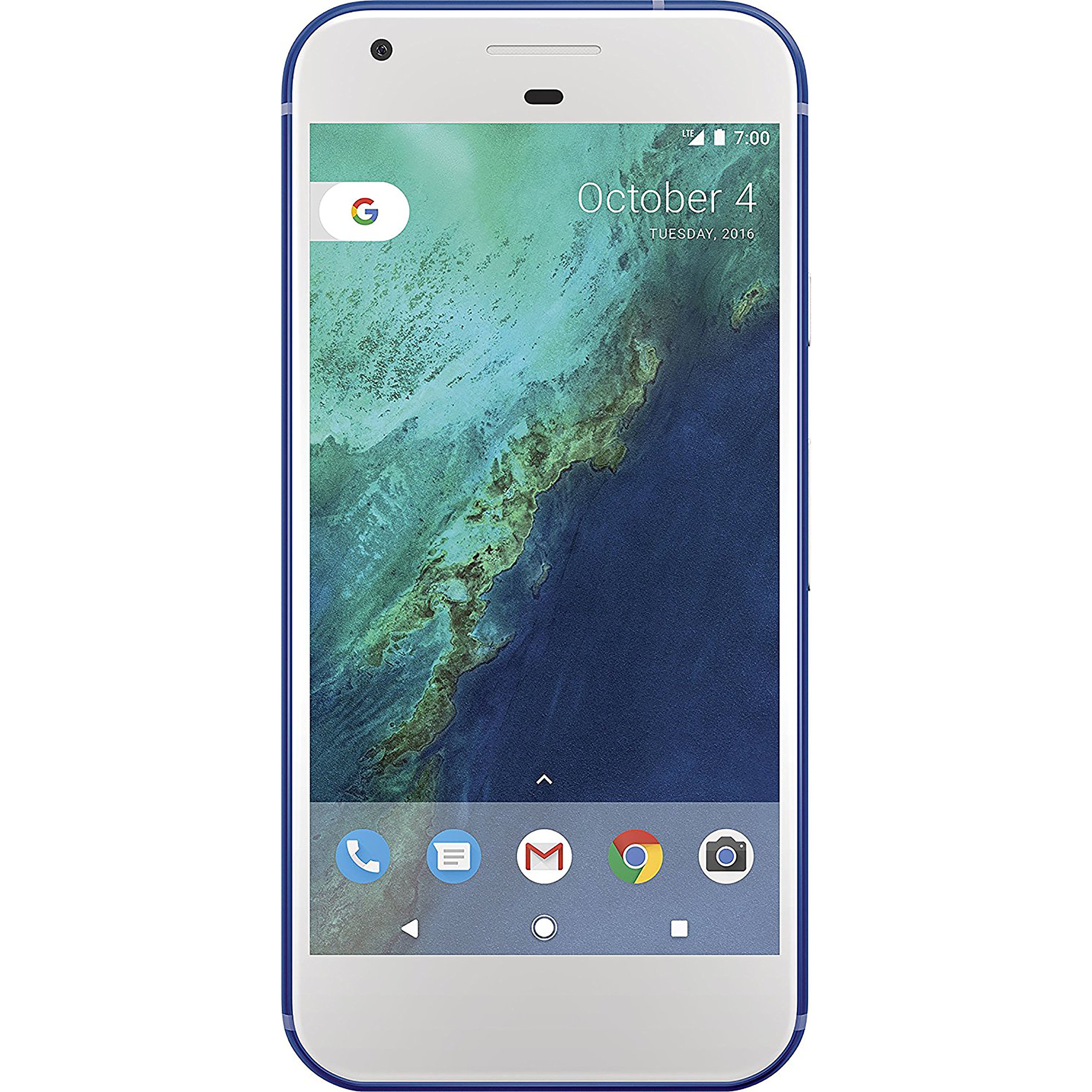Google Pixel 32GB GSM Unlocked (Renewed) (Blue)