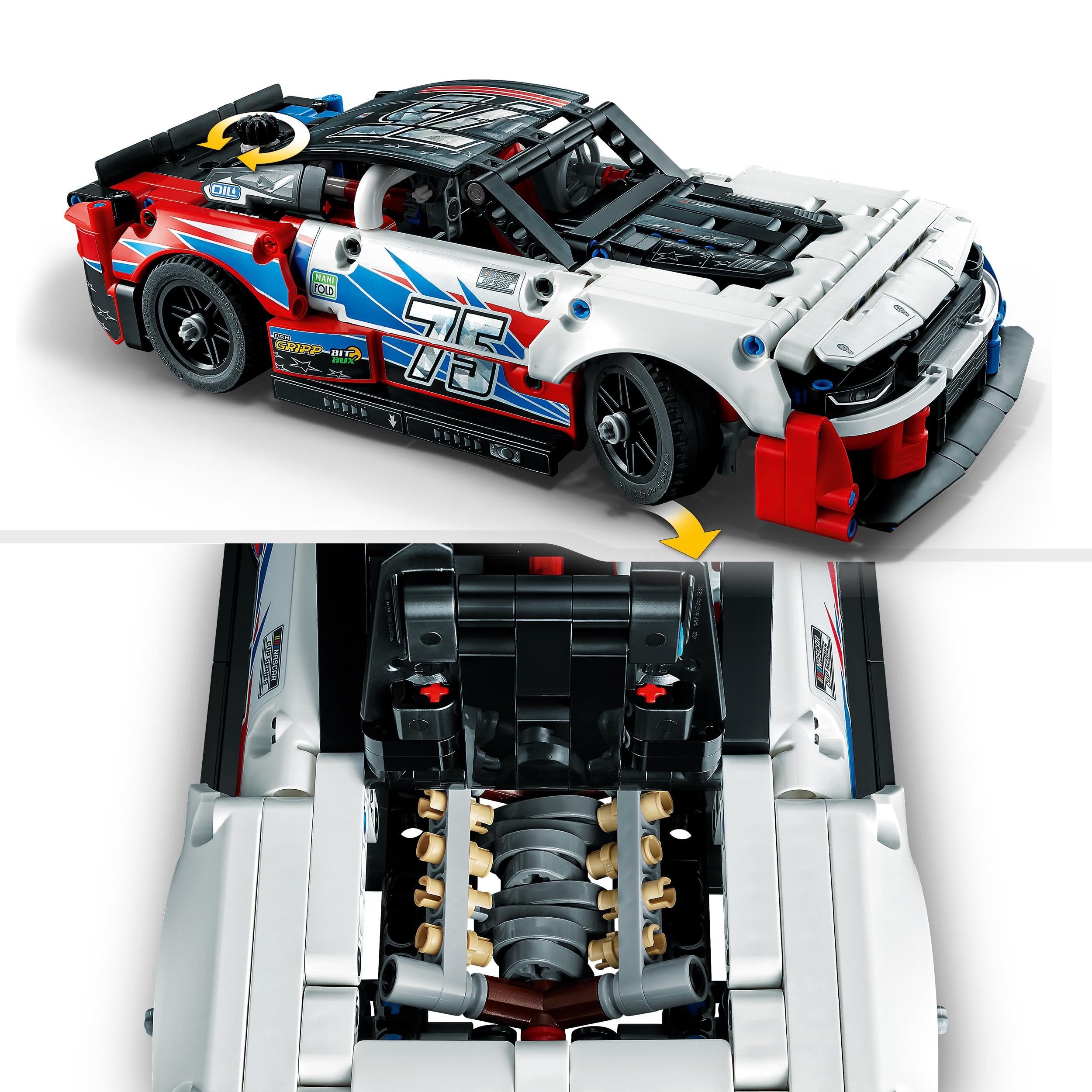 Amazon.com: Lego 42153 Technic NASCAR Next Gen Chevrolet Camaro