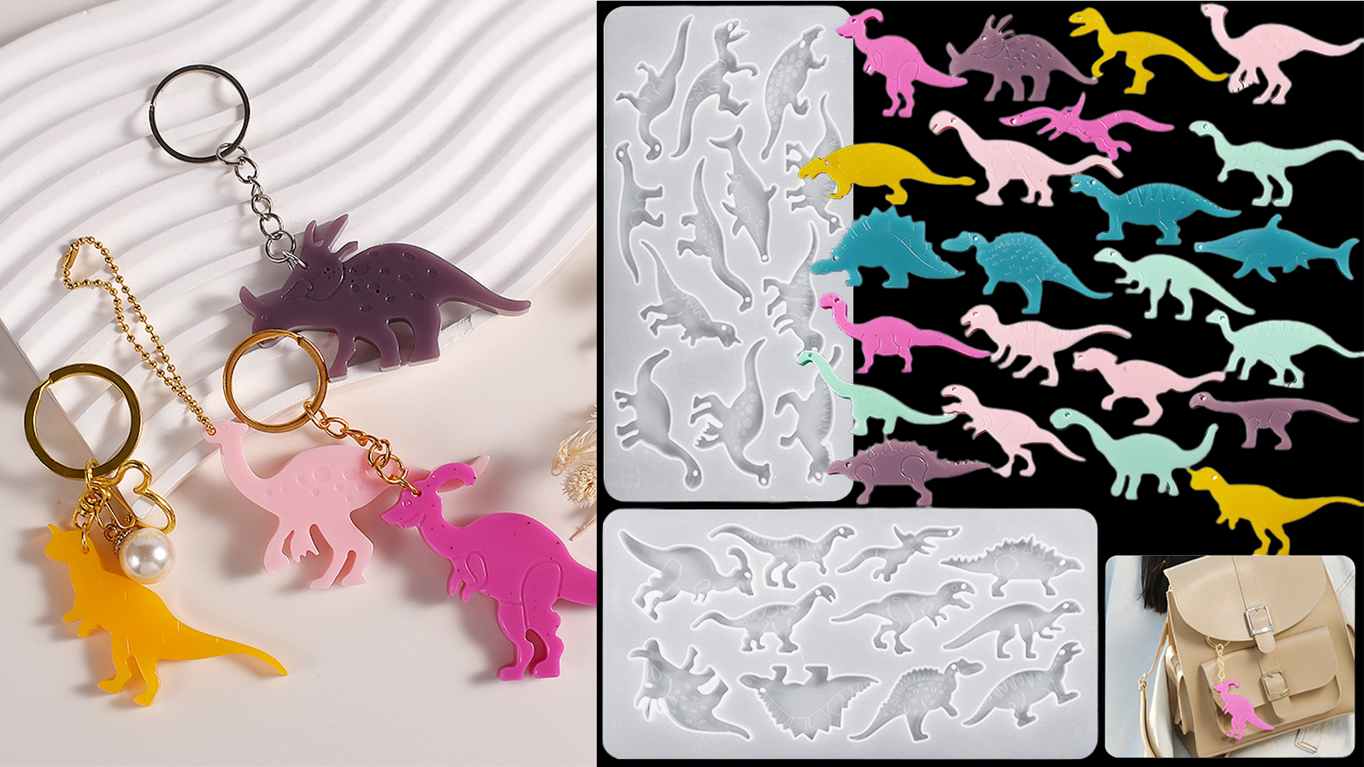 Voyyphixa Moules En Silicone Pour Résine époxy 3D - Moule En Silicone Pour Bijoux - Pendentifs - Ornements Décoratifs - Artisanat (sceau