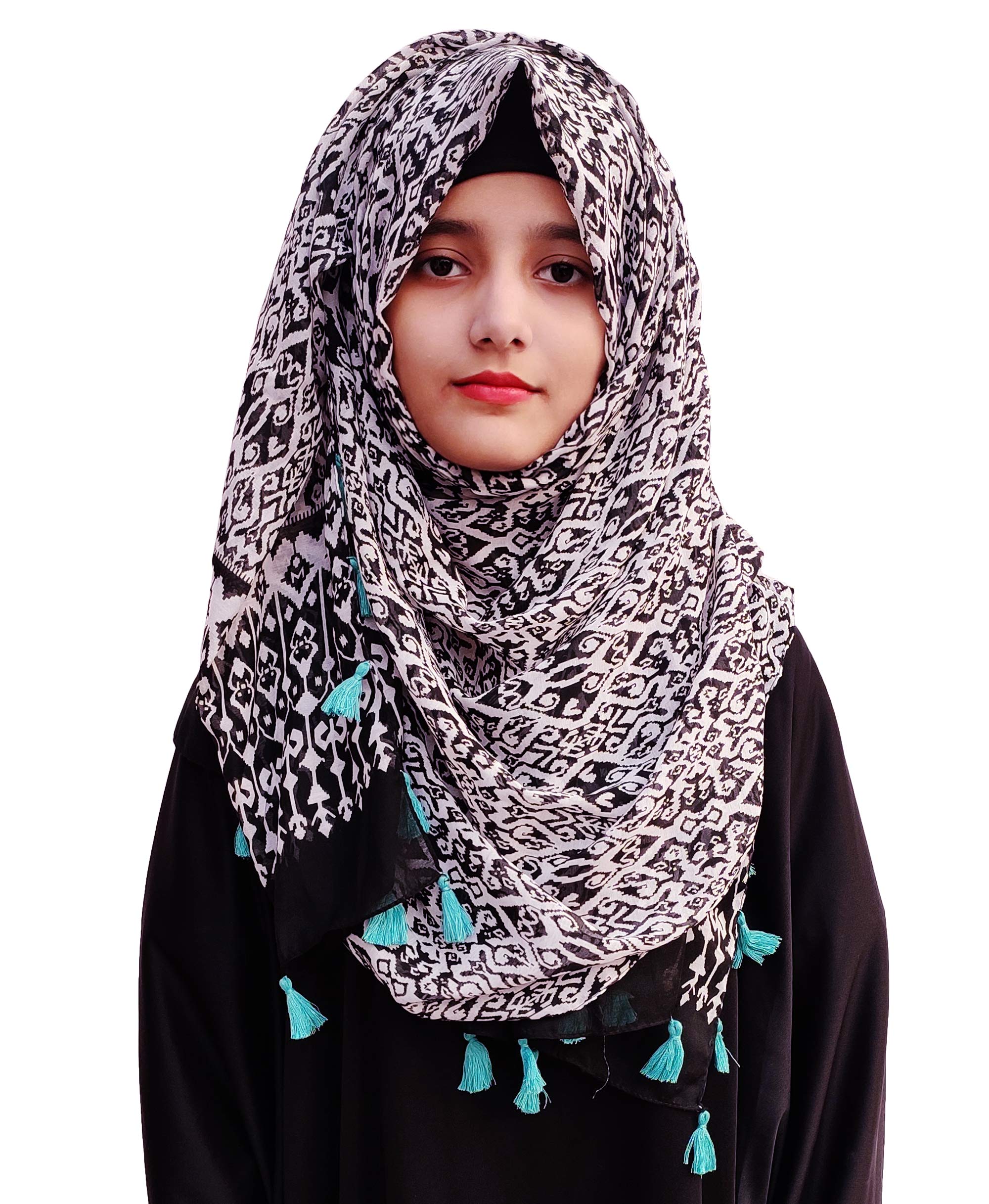 HejabiyaWomen's Printed Cotton Silk Stole