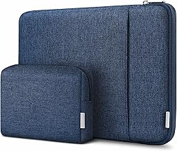Inateck 360° Protection Housse 13 Pouces Compatible avec 13 MacBook Air M3/M2/M1 2025-2018, 13 MacBook Pro M2/M1 2022-2016, Surface Pro 11/10/9/X/8/7/6/5/4/3, Pochette pour Ordinateur Portable, Gris