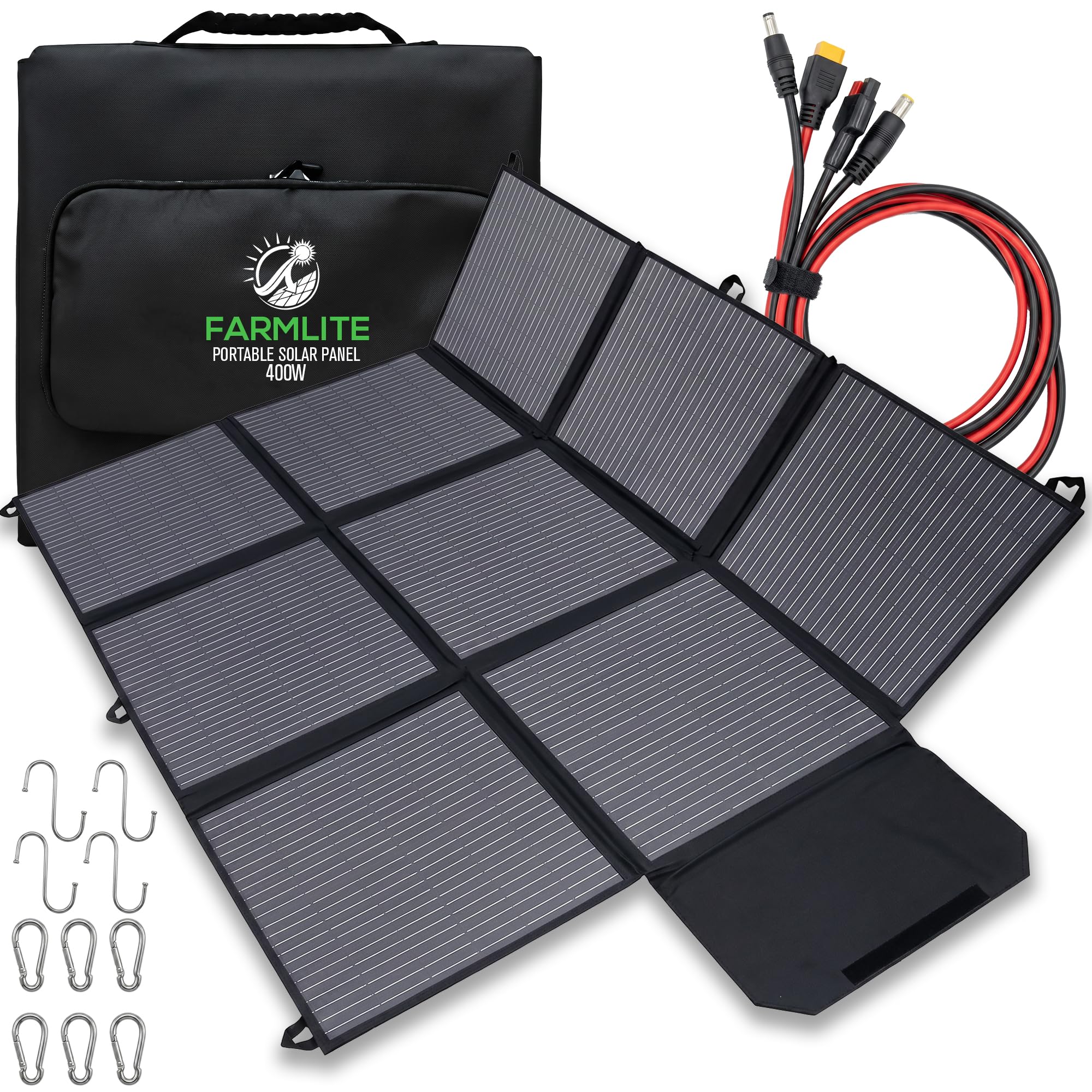 FarmLite 400W Portable Solar Panel with 25% Efficiency
