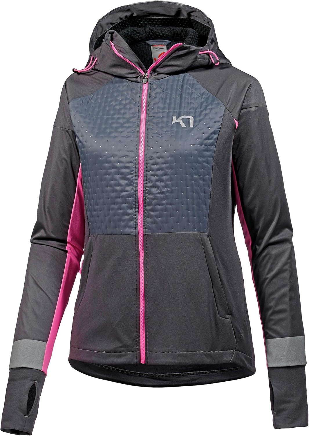 Kari Traa Tove women's Winter Running Jacket (black/pink) L