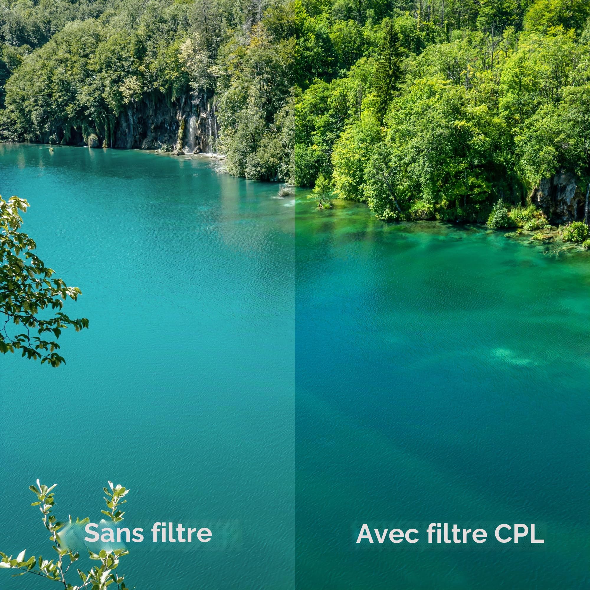 Filtre CPL Polarisant Circulaire Magnétique pour iPhone 17 Pro/Pro Max - Effet Objectif Photo [NÉCESSITE Coque GiAi - Vendue SÉPARÉMENT]