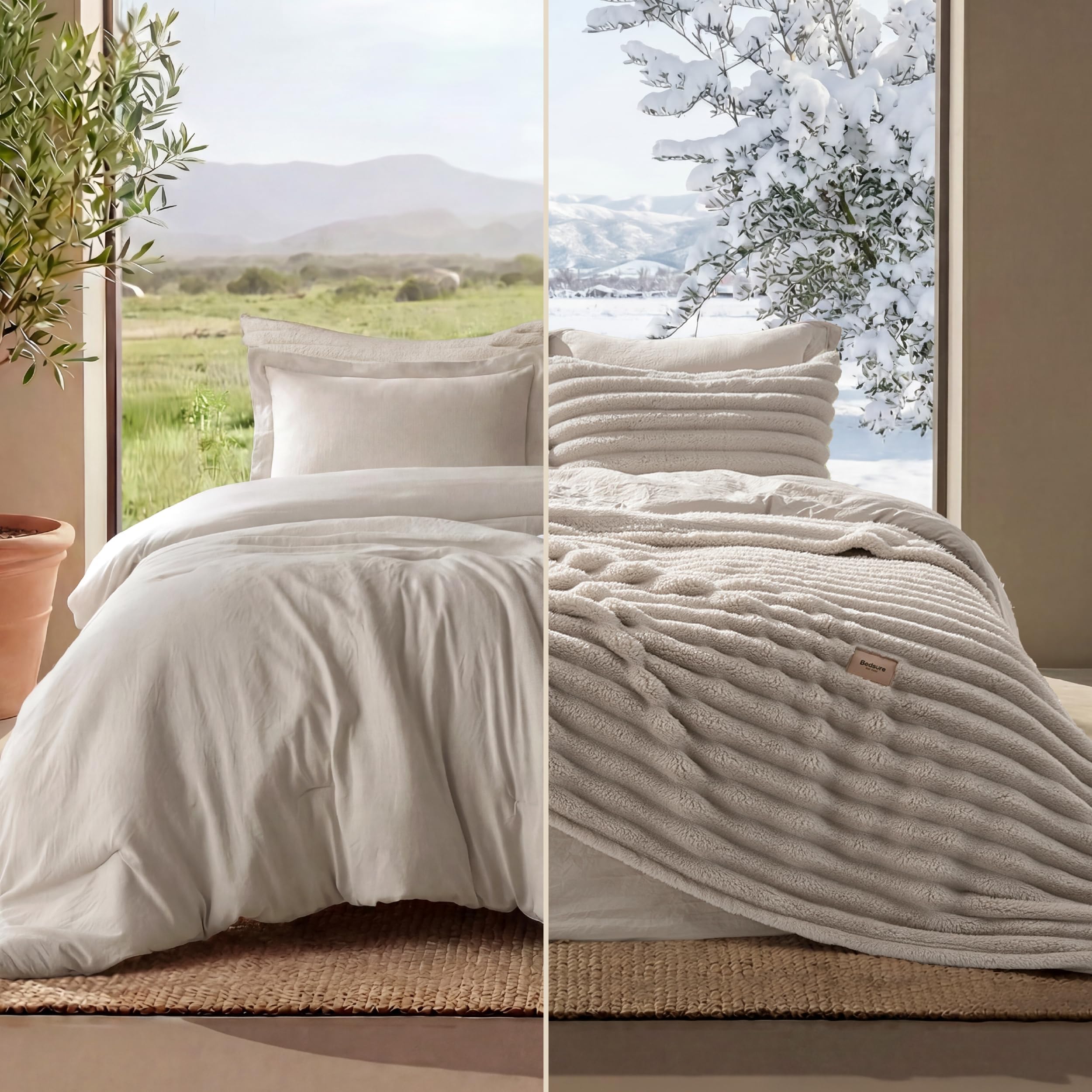 Bedsure 2-in-1 Detachable Comforter Set