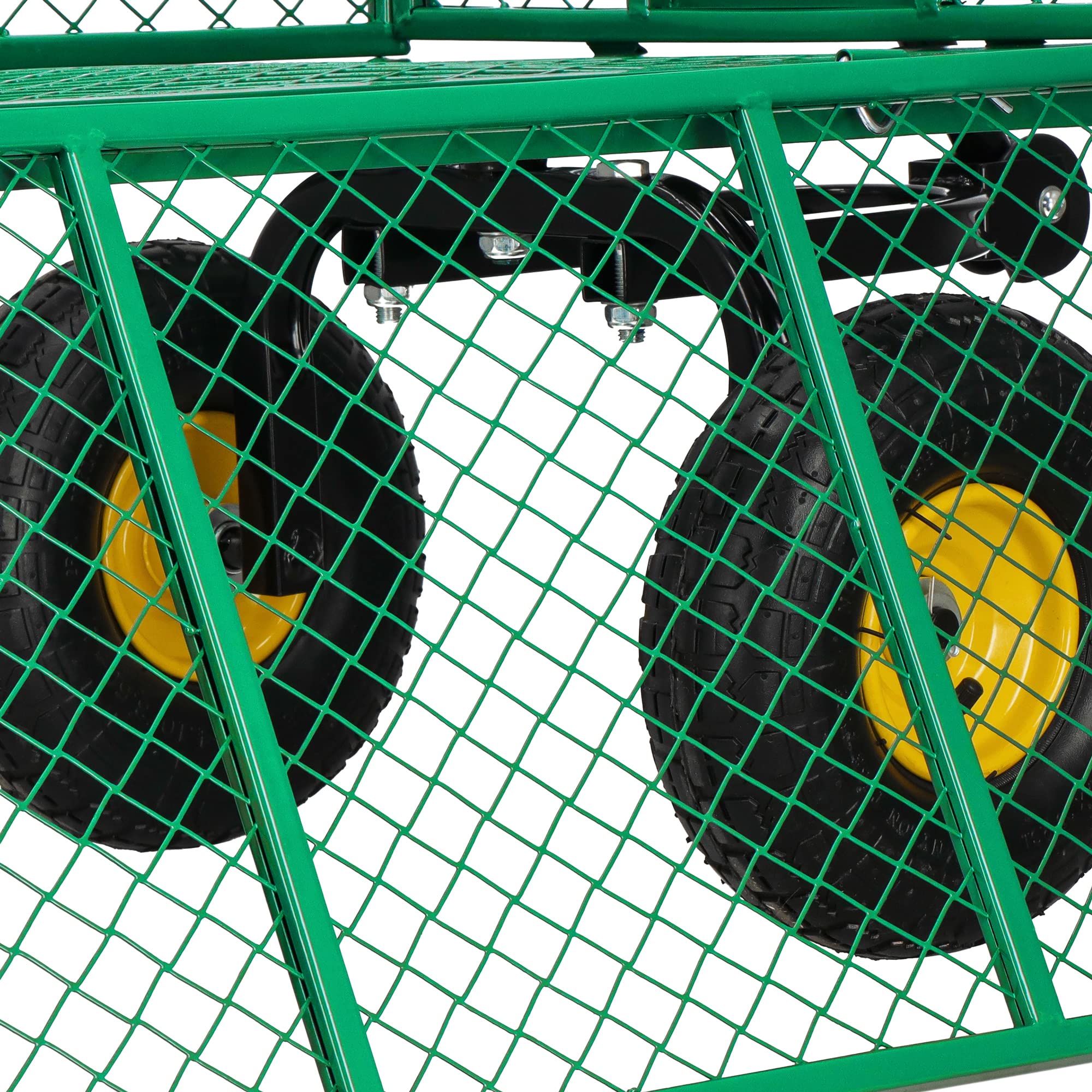 SPRINGOS Wózek transportowy, wyjmowana plandeka do 400 kg obciążenia