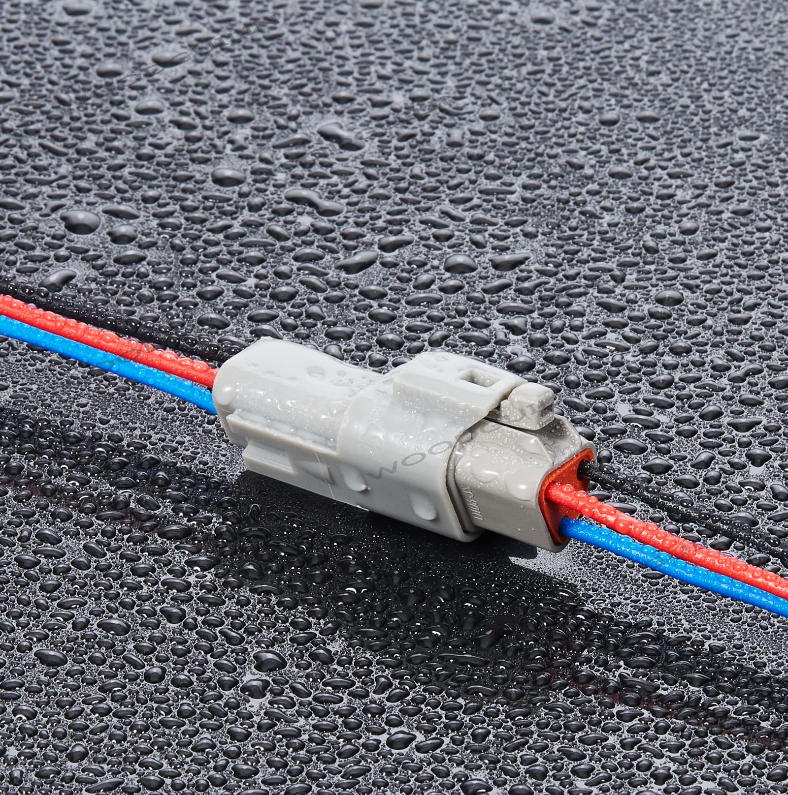 Connettori DT 3 Poli Impermeabili - 5 Coppie, IP68, Con Cavo 10cm 16AWG, Per Auto E Elettronica