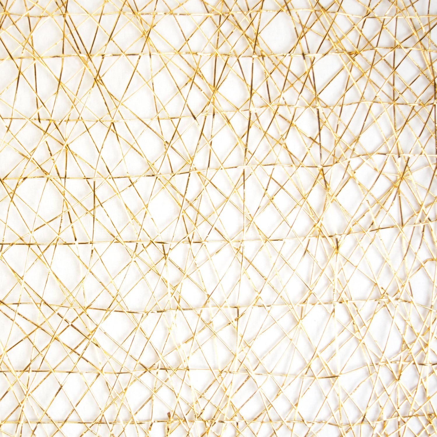 DII Woven Paper Tabletop Collection Holiday or Event Décor, Table Runner, 14x72, Gold