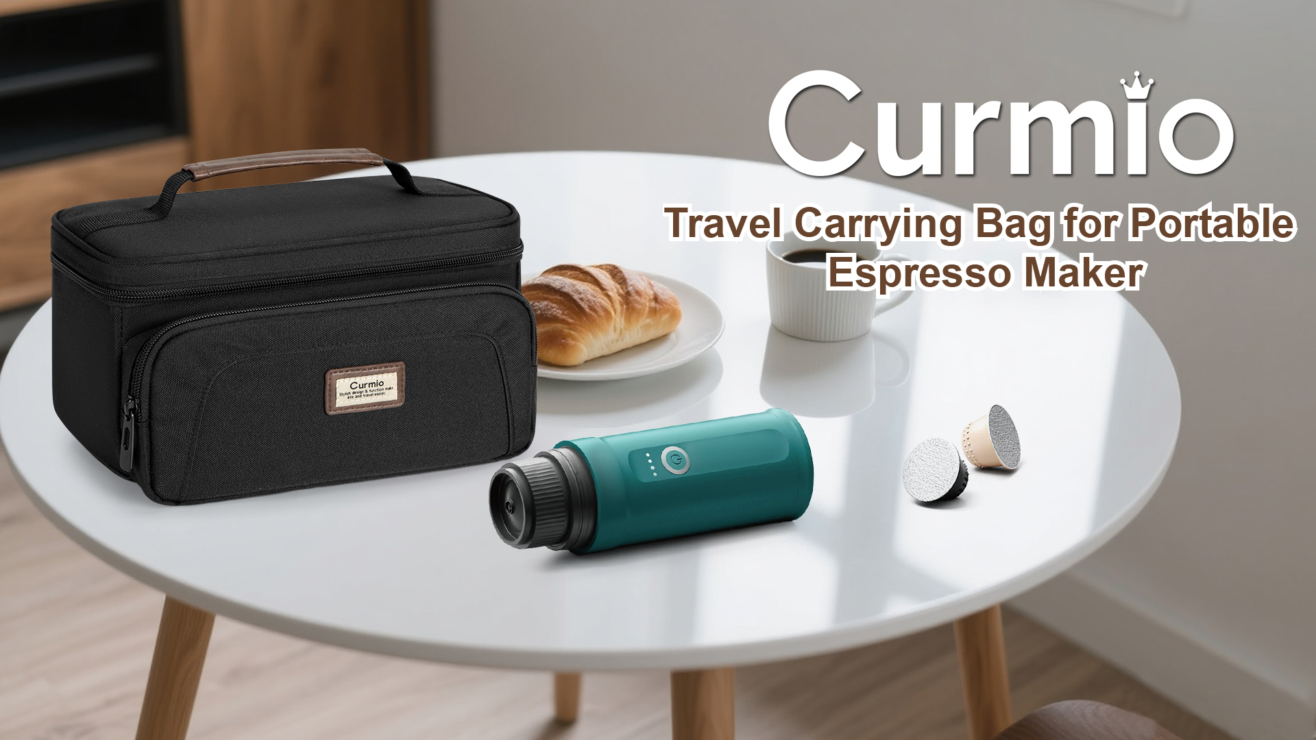 OutIn Nano Teal Draagbaar espresso koffiezetapparaat - Donkergroen