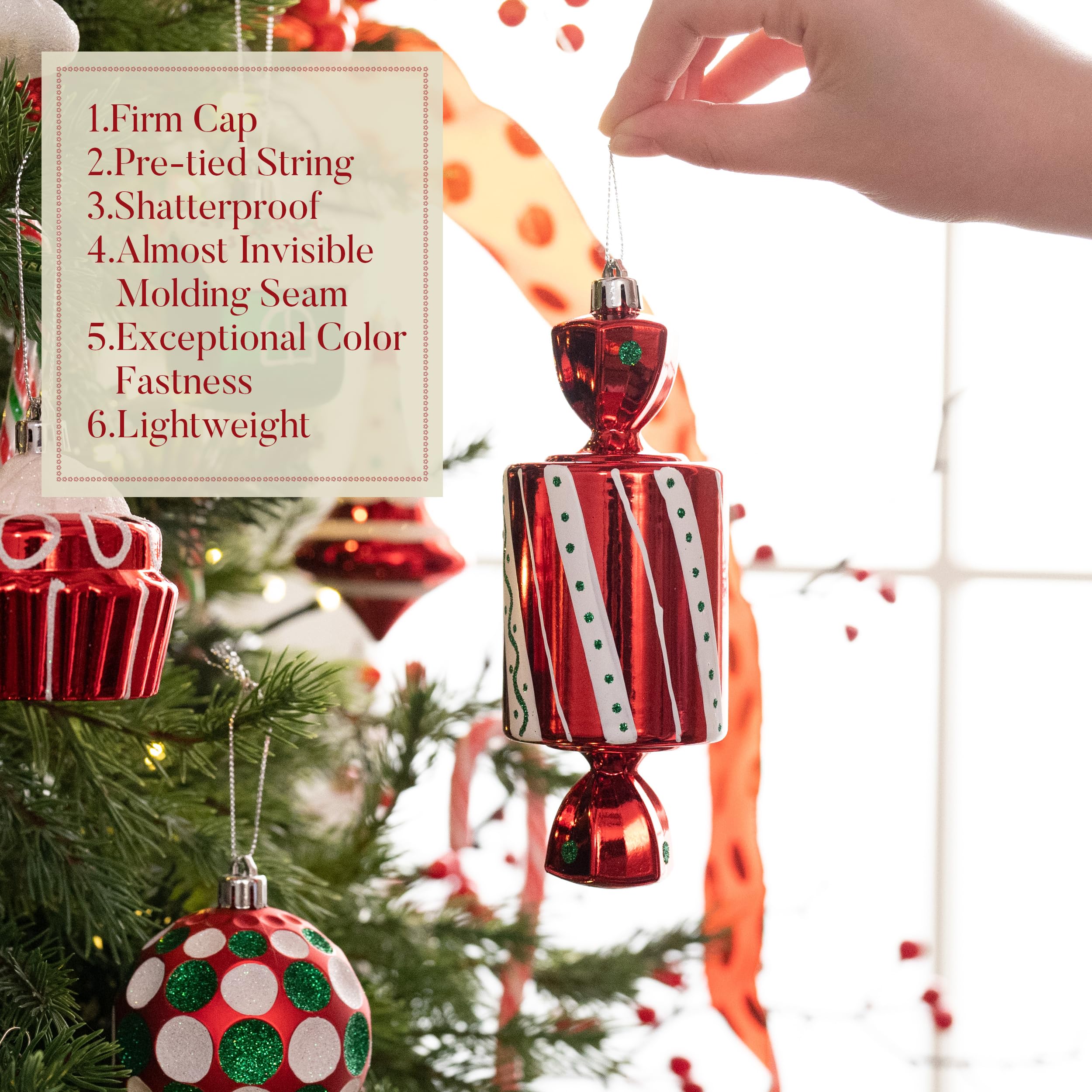 Valery Madelyn Ornements de boule de Noël EG0102-0294
