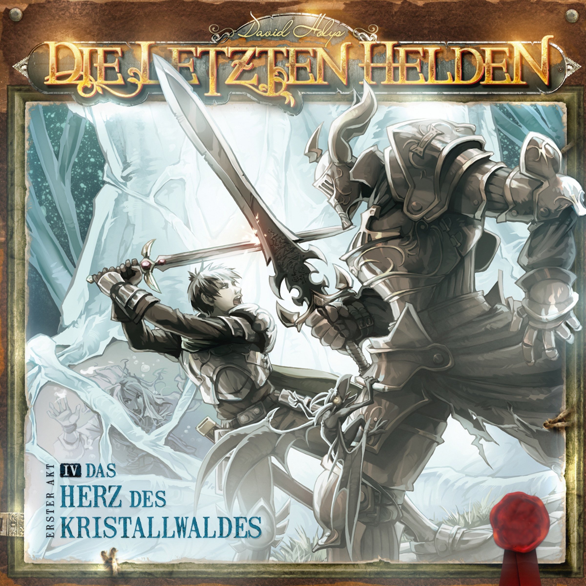 Cover art for Das Herz des Kristallwaldes: Die letzten Helden 4