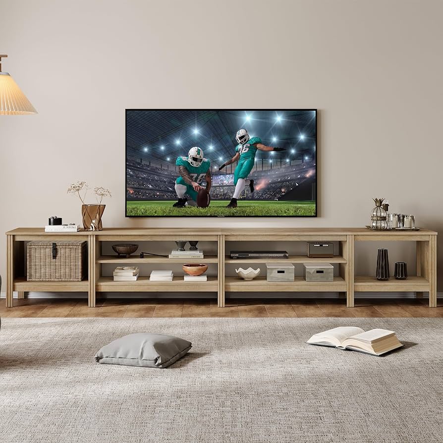 Amazon.com: WAMPAT TV Stand for 100 Inch TV, Wood