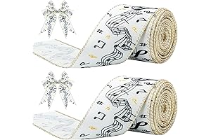 Versatile Music Note Ribbon: Enhance Your Creations with Festive Charm