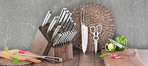 Miniatura 7 de Cangshan Cutlery  Juego de bloques de cuchillos de acero alemán N1 Series X50Cr15MoV