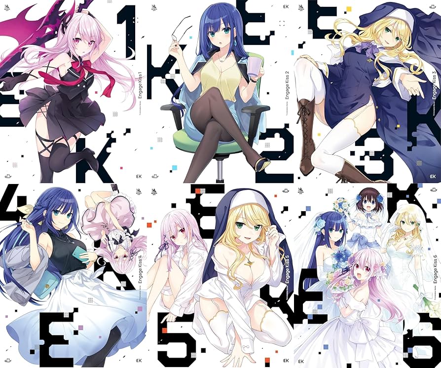 Amazon.co.jp: Engage Kiss 完全生産限定版 ブルーレイ 全6巻セット