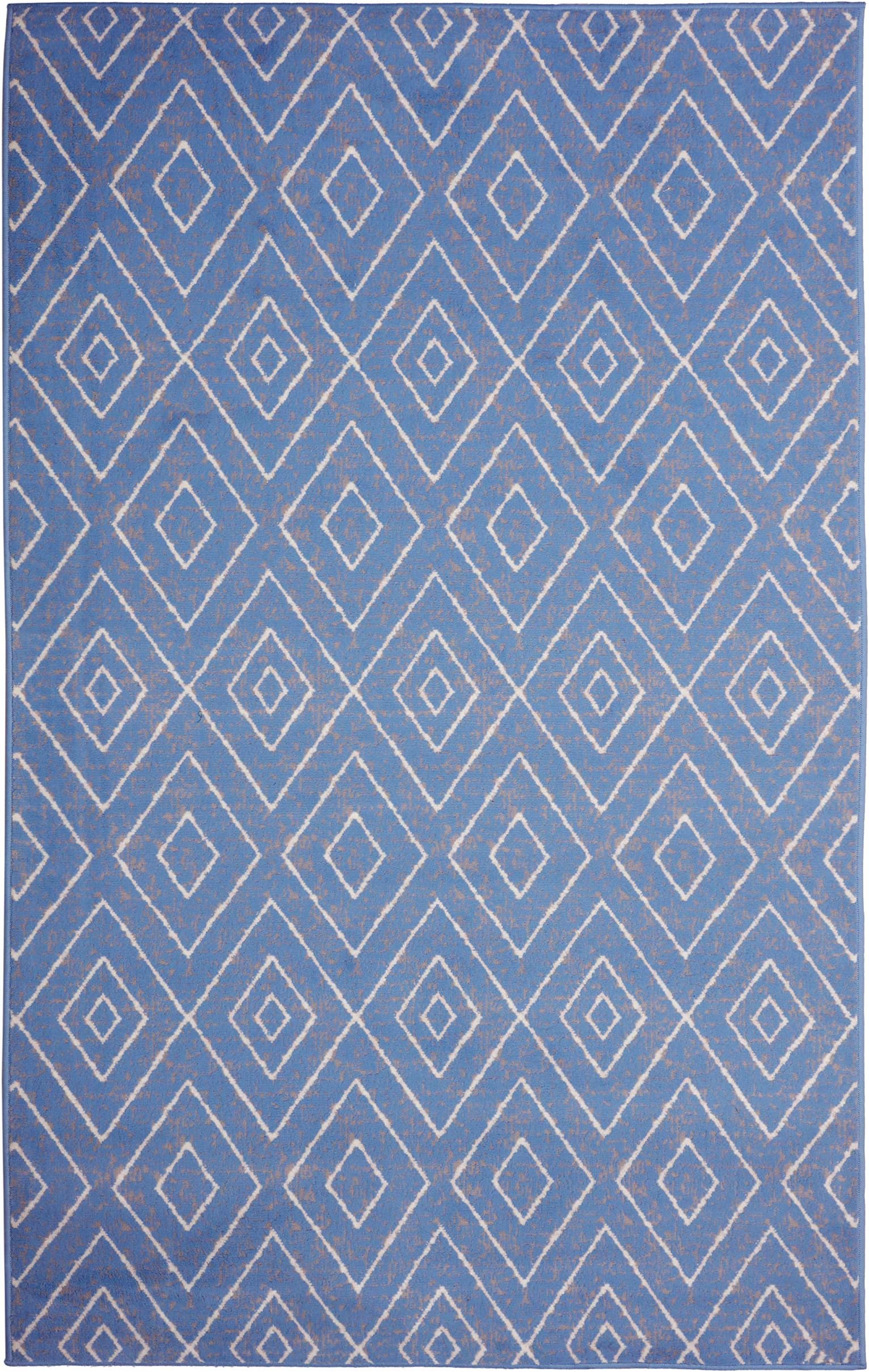 Furnish my Place517LBL5x8 Area rugs, 5'x8', Light Blue
