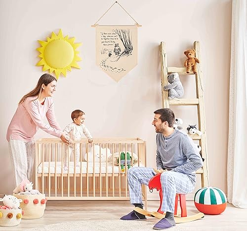 Miniatura 3 de Decoración de bandera de pared para guardería, decoración de banderines para dormitorio de bebé, letrero de sala de juegos, decoración de puerta