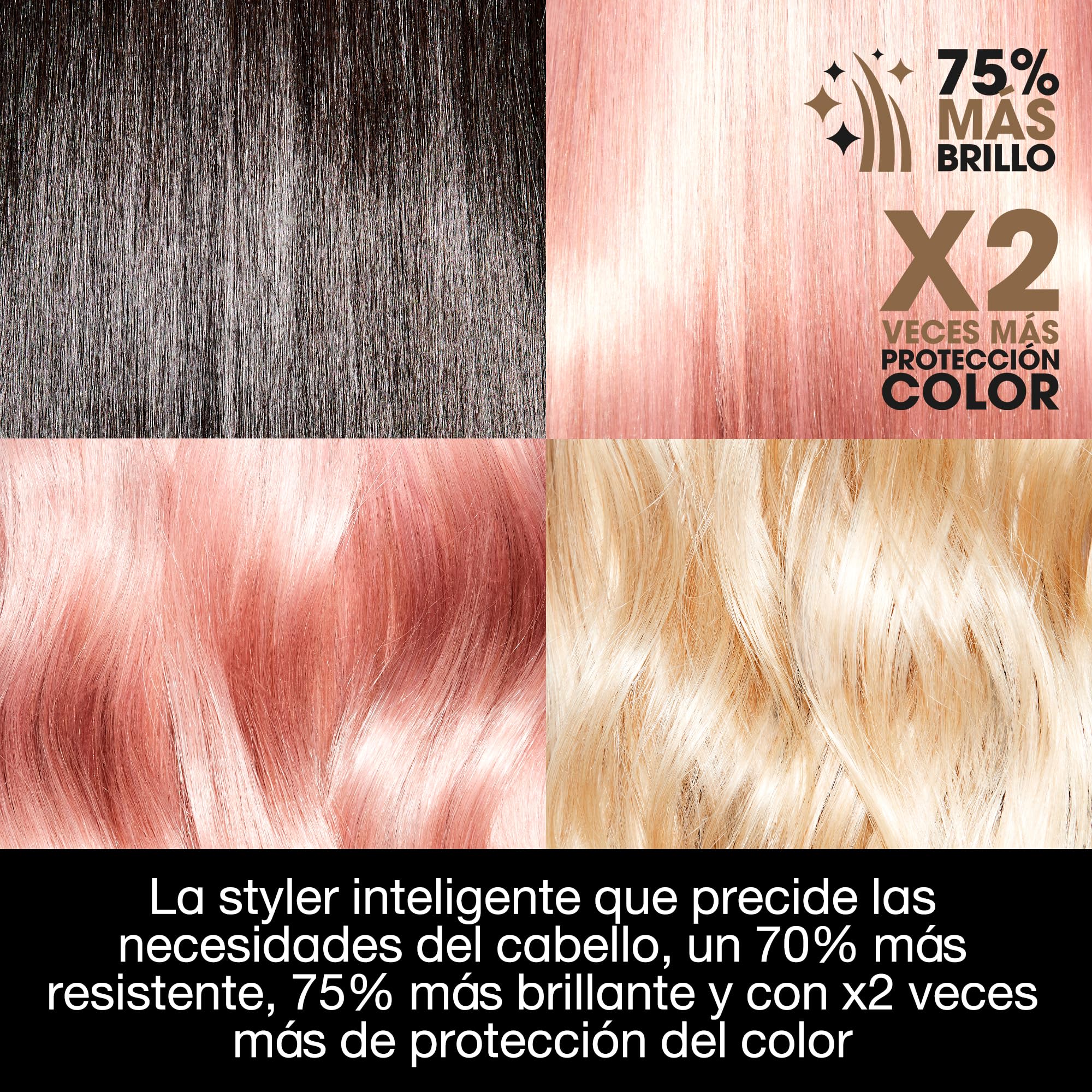 ghd Platinum+ - Plancha de Pelo Profesional Inteligente, Cabello Más fuerte, Más Brillo y Protección del Color - Para todo Tipo de Cabello - (Enchufe Europeo) — view 5