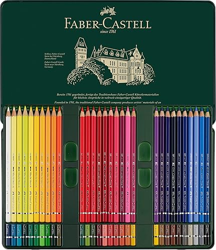 Miniatura 3 de Faber Castell 117560 Albrecht Dura - Lápices de acuarela 60 colores lata incluida