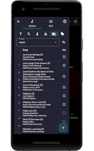 OpenSongApp Songbook