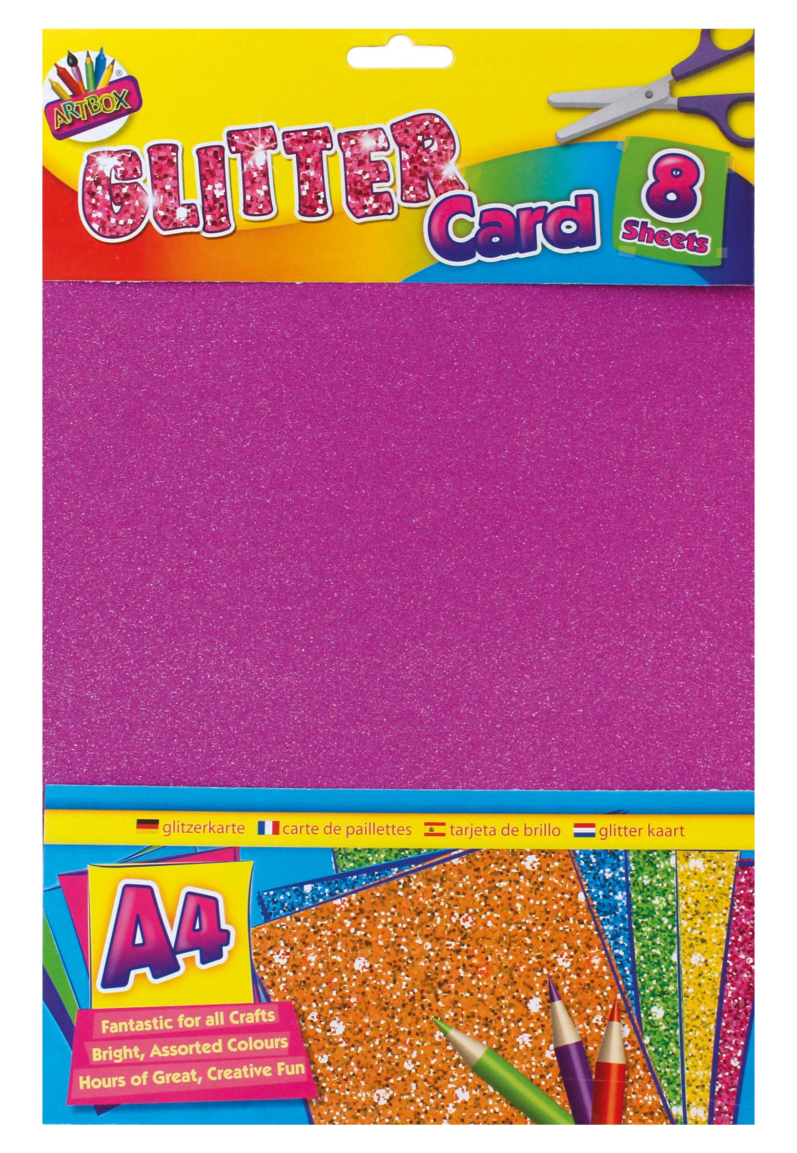 Art Box Assorted Artbox Pastel A5 Card (Pack Of 40 Sheets)