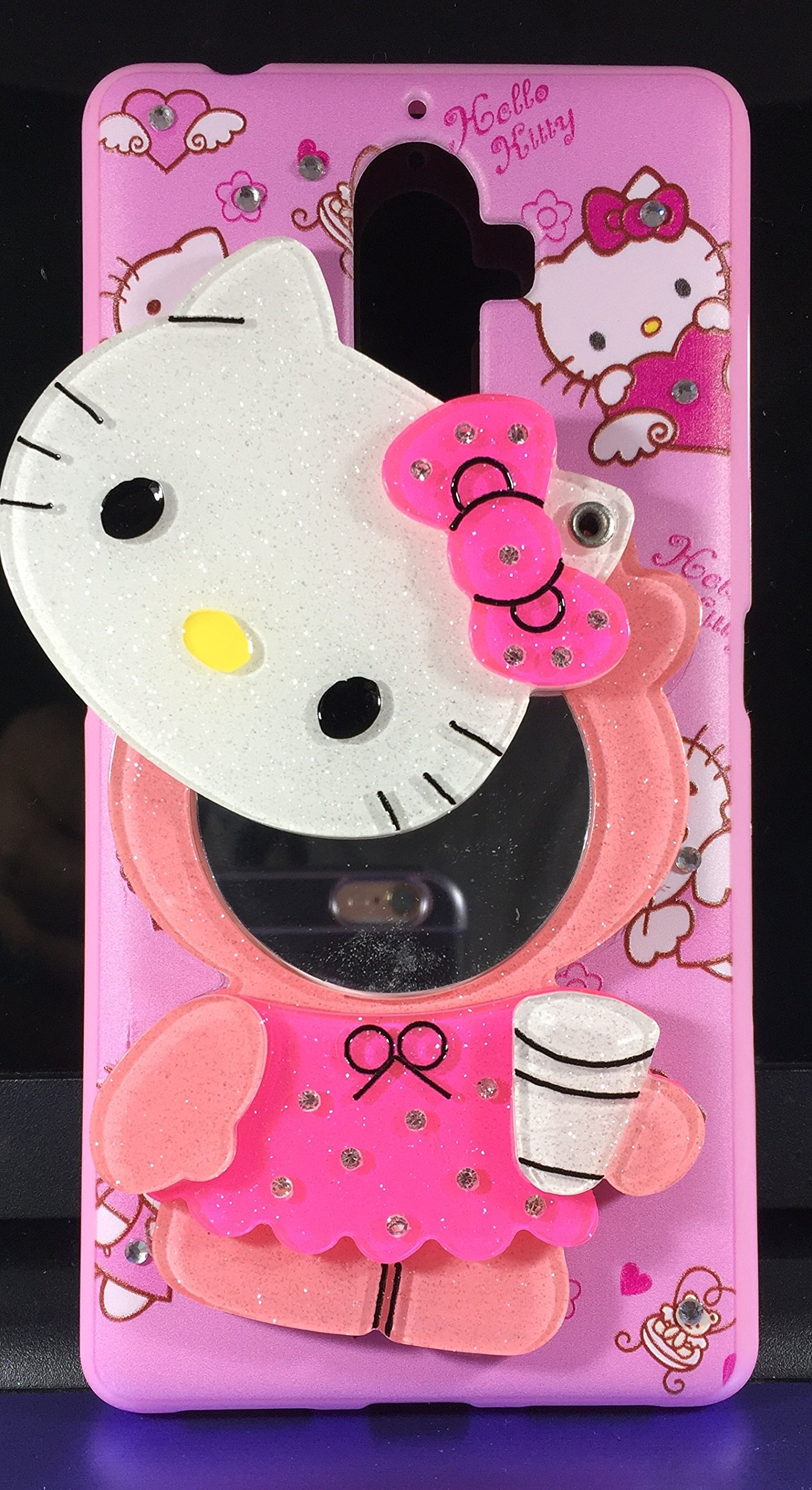Aarnik Mirror Soft Kitty Designer Case Back Cover for Lenovo K8 Note [Mix Colour]