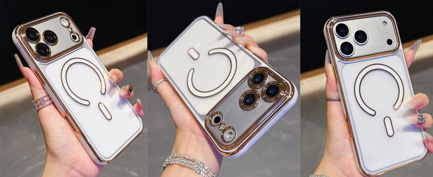 Amazon.co.jp: ZTOFERA for iPhone 17 ケース、MagSafe 対応リスタル