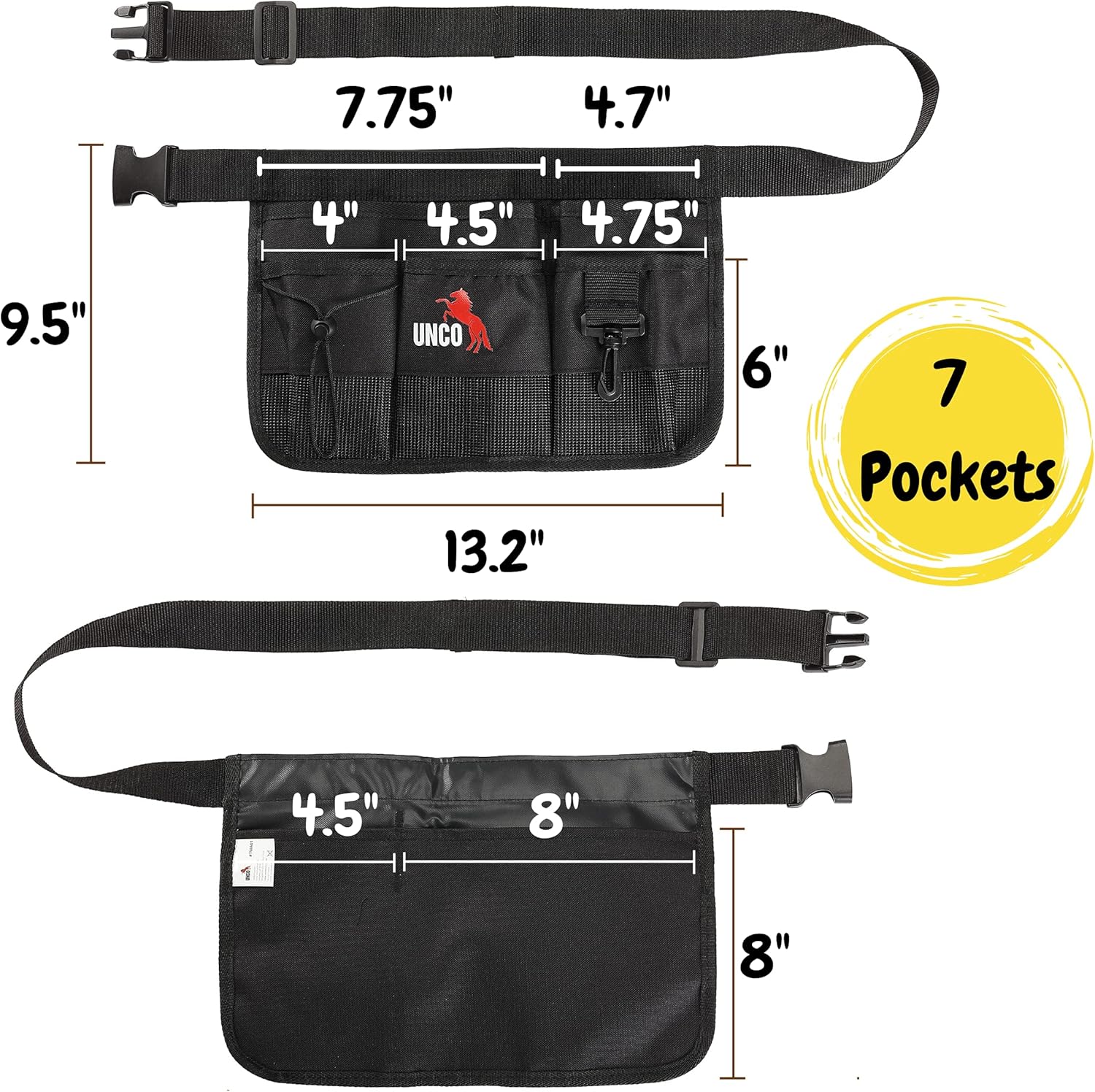 UNCO- Tool Belt, Tool Belts for Men, Waist Apron with Pockets, Construction Tool Belt, Gardening Tool Belt, Carpenter Belt, Tool Belt for Men, Tool Belts for Men Construction, Utility Belt Men : Tools & Home Improvement