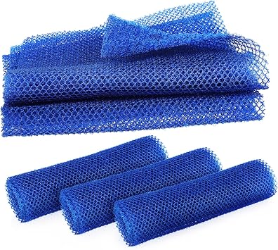 4pcs Exfoliating Washcloth African Net Sponge for Shower and Bath Mesh Body Exfoliating Net