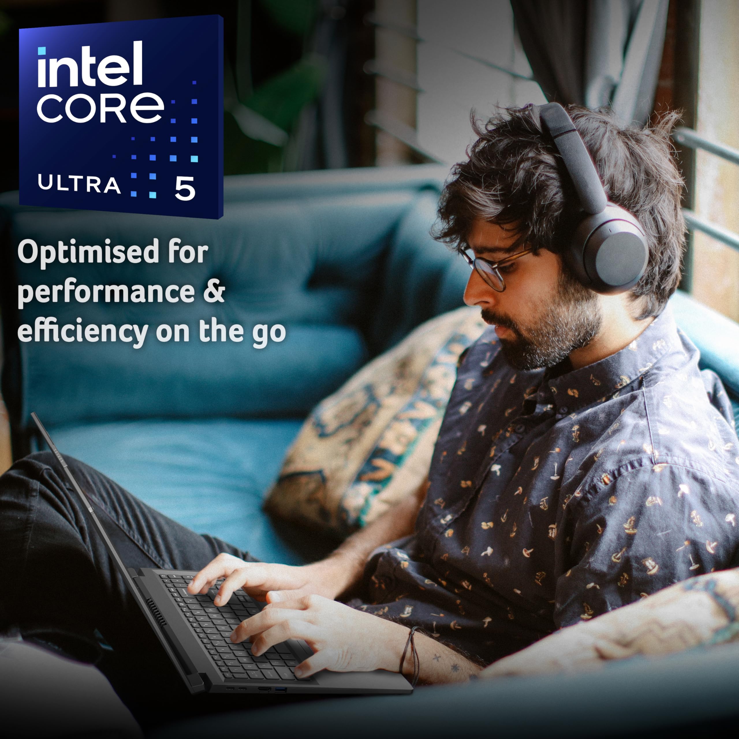 Acer Aspire 16 A16-71GM Laptop - Intel Core Ultra 5 125H, 16GB, 1TB SSD, NVIDIA GeForce RTX 3050, 16" WUXGA, Windows 11, Iron — view 5
