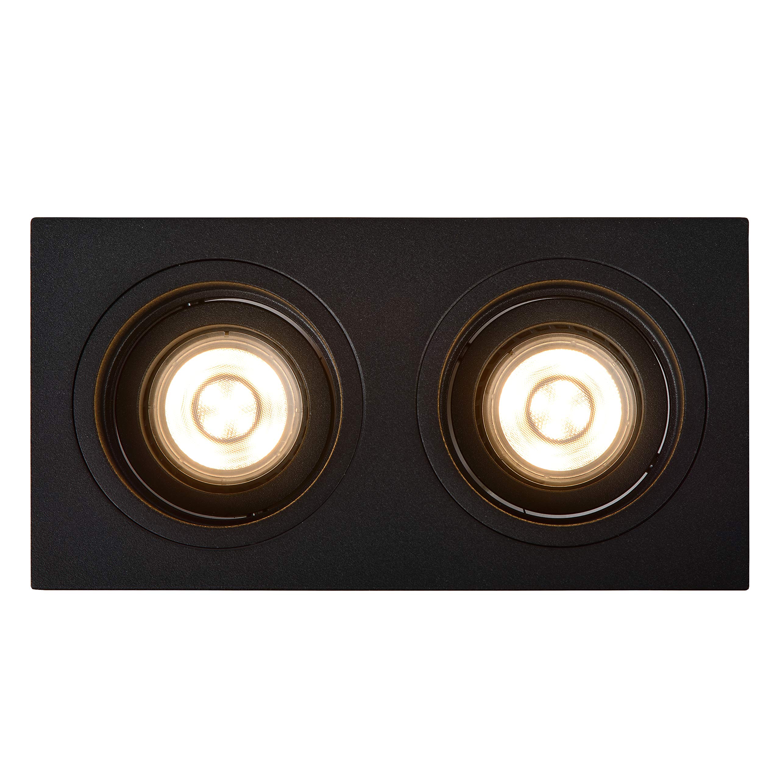 LUCIDE EMBED - Spot encastrable - 2xGU10 (MR16) - Noir