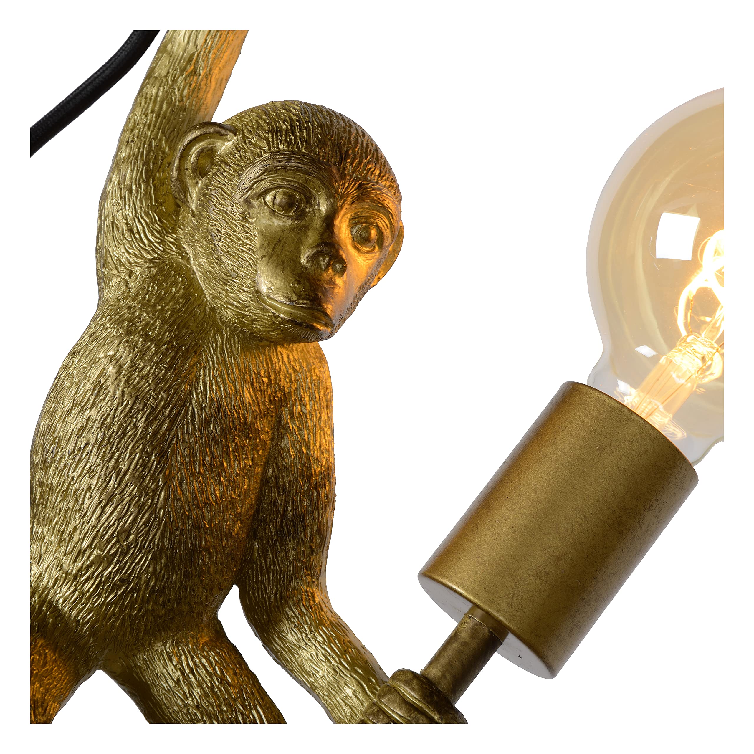 LUCIDE EXTRAVAGANZA CHIMP - Wandleuchte - 1xE27 - Schwarz