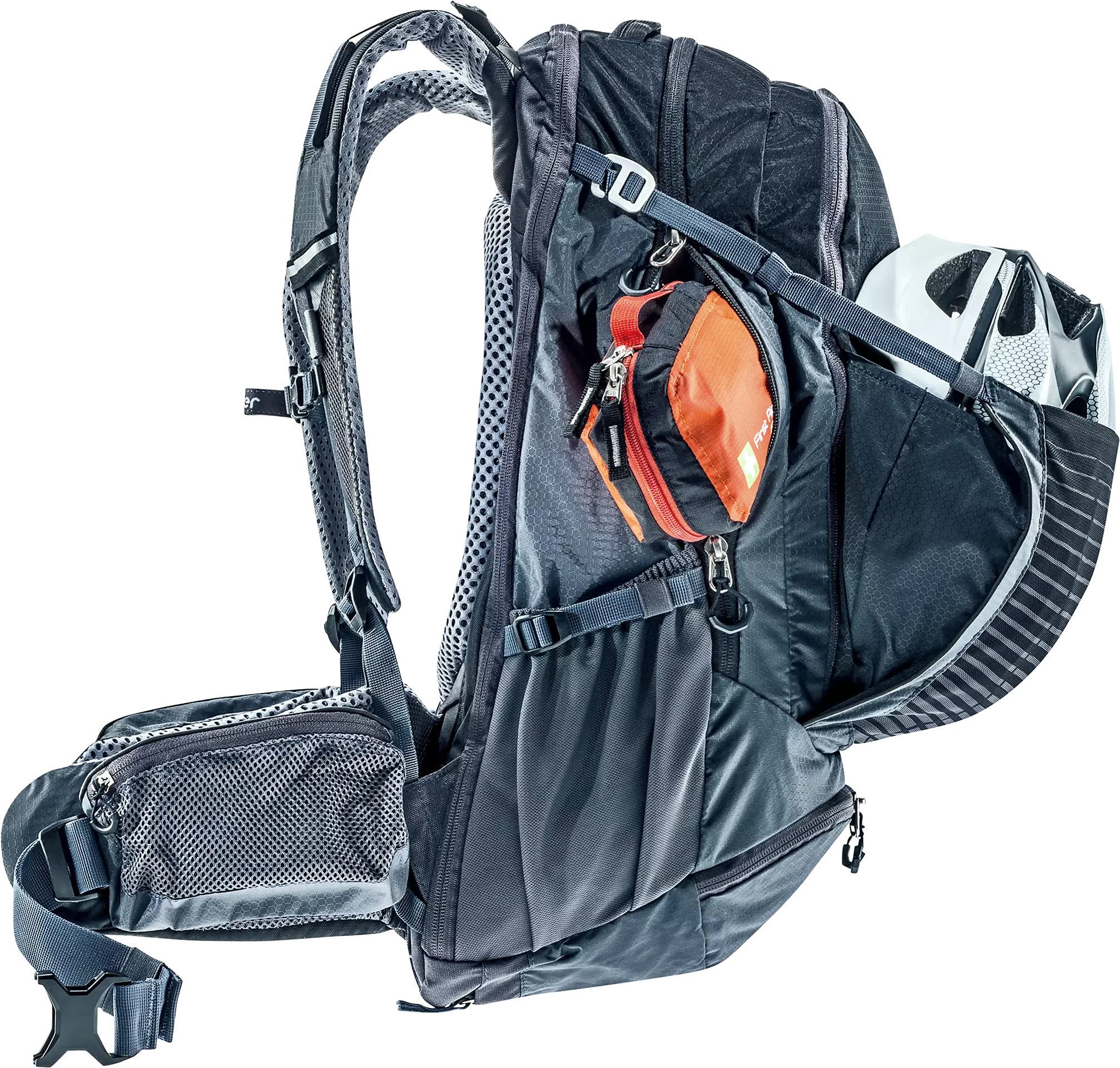 Deuter Uniseks Trans Alpine Pro 28 3201121 Plecak Rowerowy, Czarny/Grafitowy, 28 L