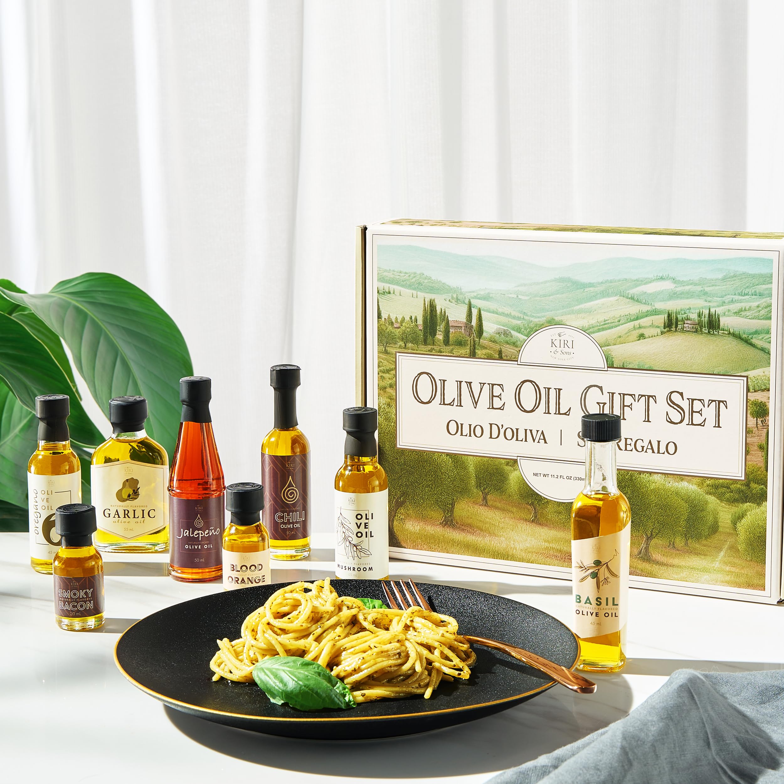 Amazon.com : Kiri & Sons Olive Oil Gourmet Sampler Gift Set of 8