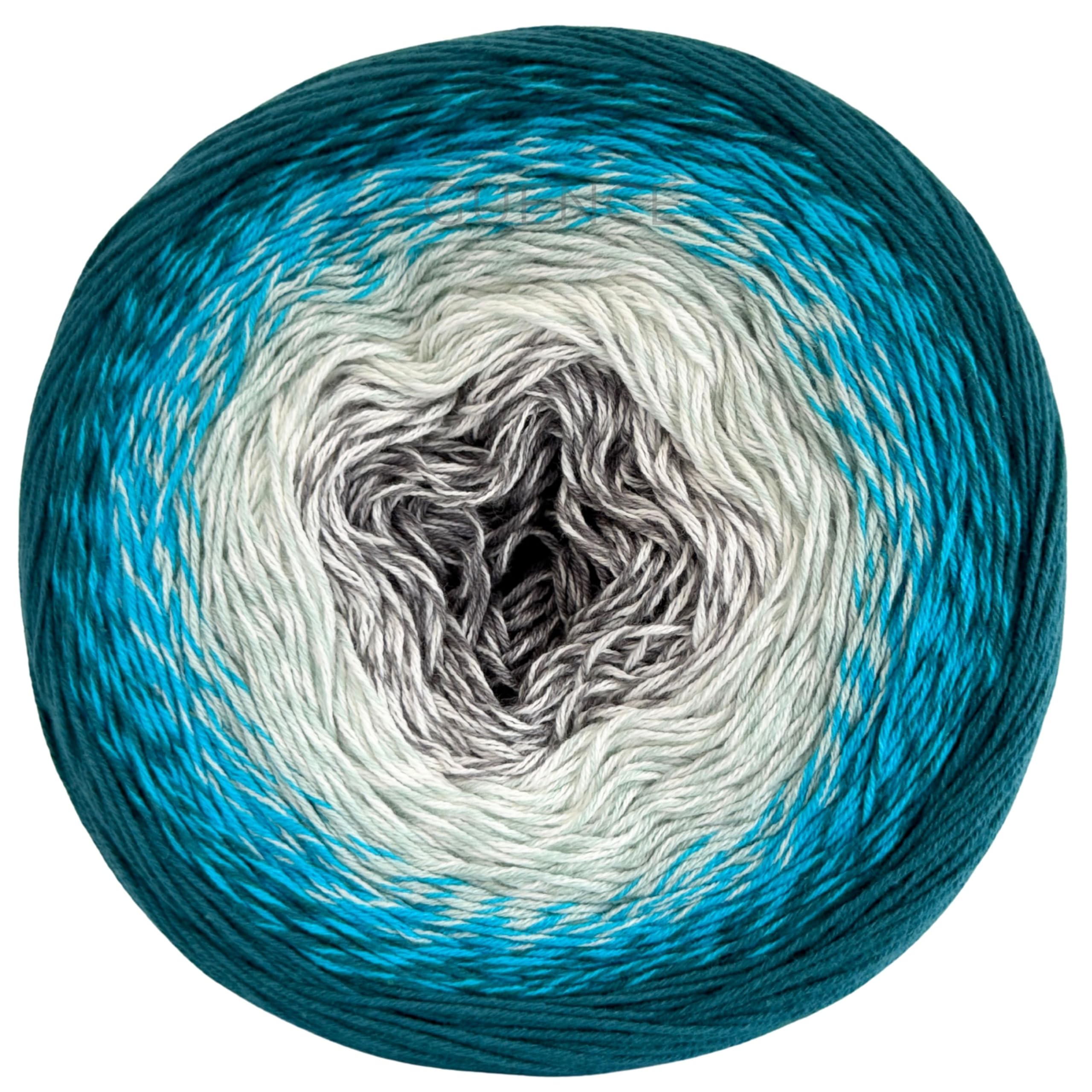 flowers 55% cotton 45% acrylic 250gr 1094yds multicolor cotton rainbow crochet spring summer 2 sport (289), yrnart15512