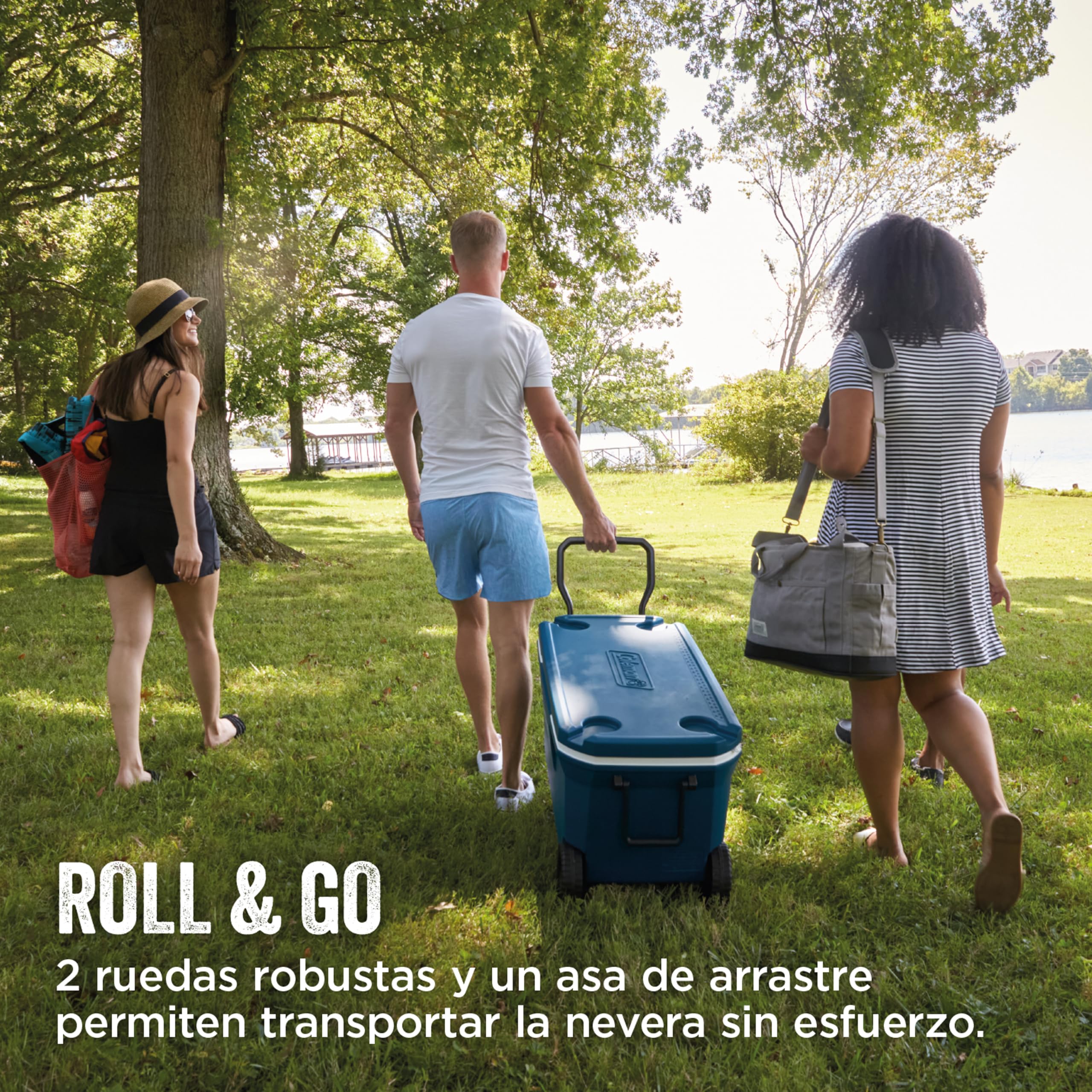 Coleman Xtreme Cooler, nevera con potente capacidad de refrigeración, mantiene la comida y las bebidas frías durante varios días, nevera térmica para camping, festival o pesca