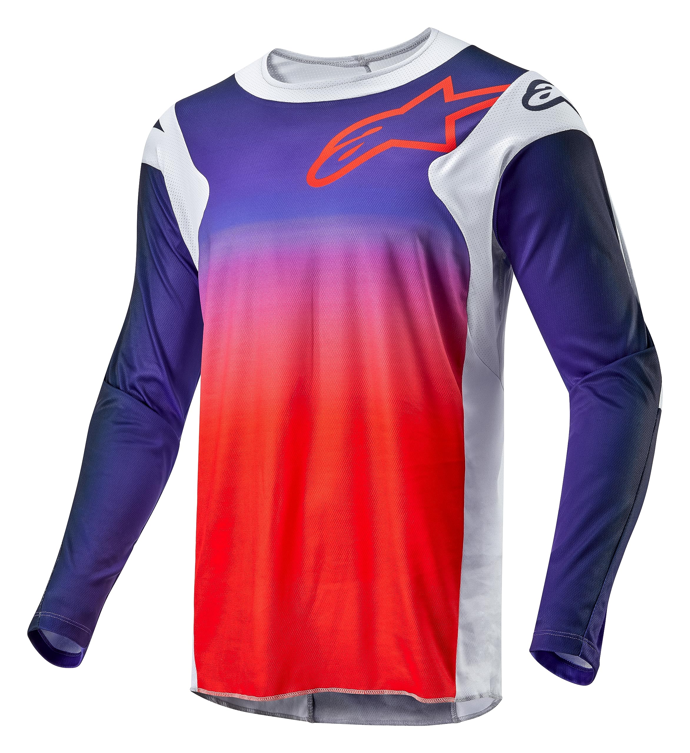 Racer Hana Jersey Alpinestars - White/Multicolor Motocross Jersey