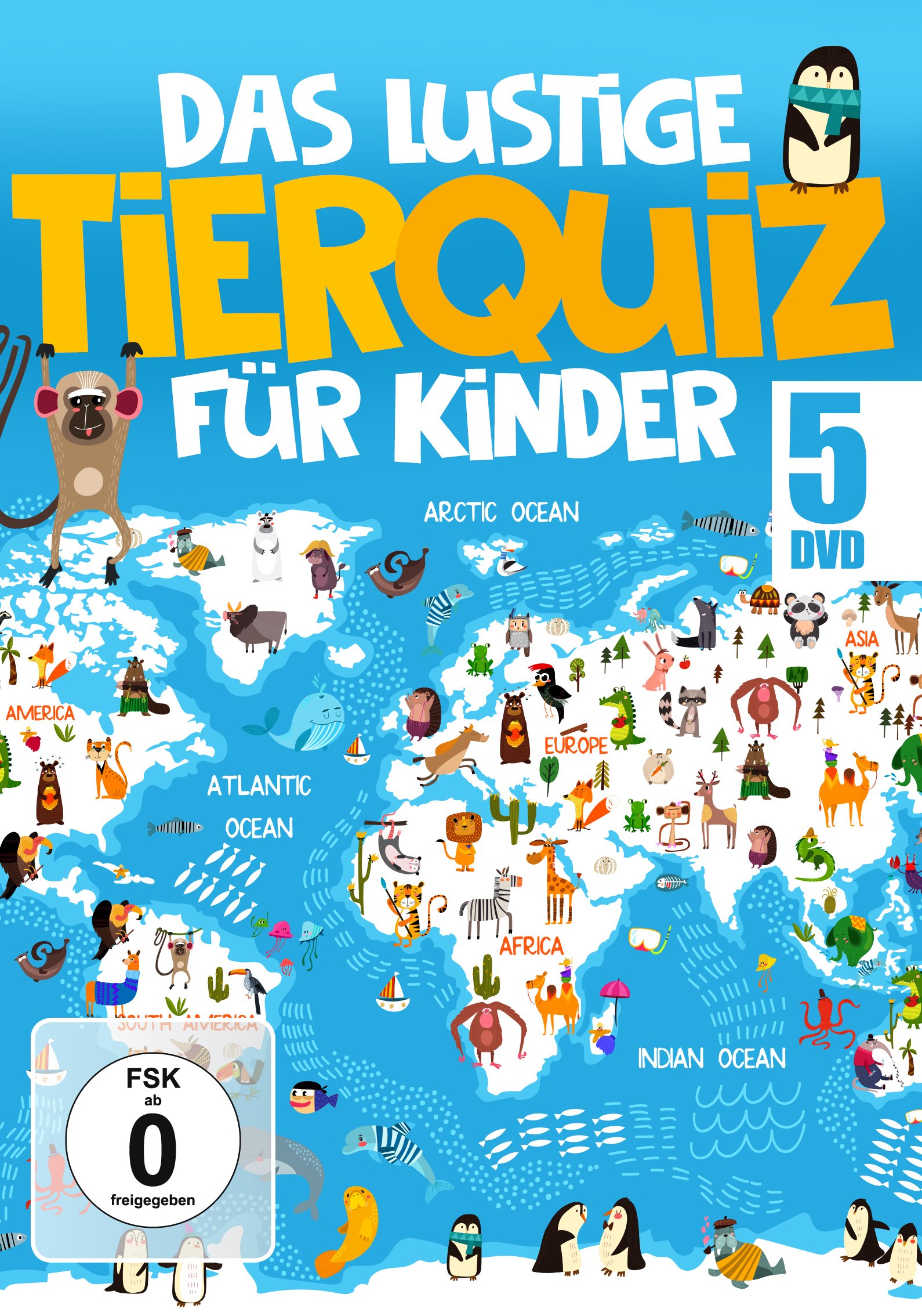 Das lustige Tierquiz für Kinder [DVD]