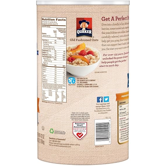 Quaker Oats Old Fashioned - 42 oz - 2 pk by Quaker