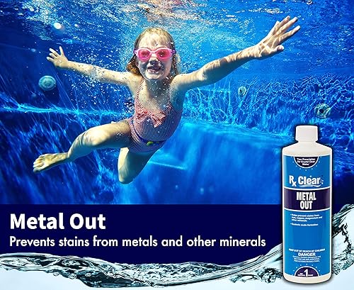 Miniatura 4 de Rx Clear Metal Out  Evita manchas, decoloración y acumulación de incrustaciones en las superficies  Minerales complejos de quelatos de piscinas