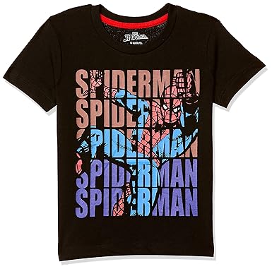 Spiderman By Kidsville Regular fit Boy T-Shirt