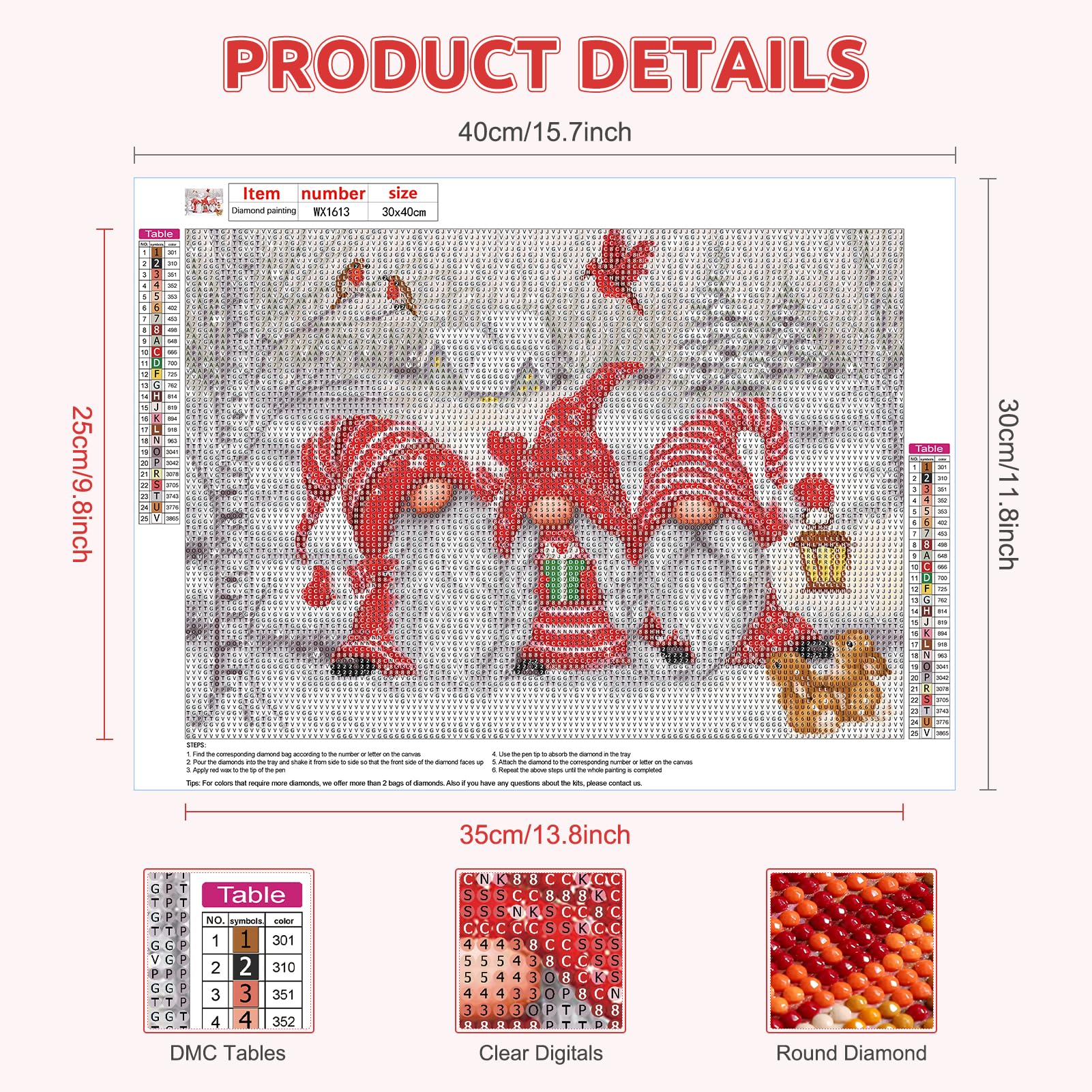 Diamond Painting,Pittura Diamante 5D Fai Da Te,Diamond Painting Kit Completo per Adulti e Bambini,Kit Quadri con Perline Diamantini Crystal Art, Decorazione di Casa (30x60cm,Gustav Klimt astratto