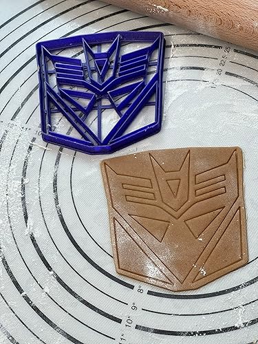Miniatura 3 de Cortadores y moldes de galletas Decepticon Symbol de calidad prémium 3D Kitchen Art