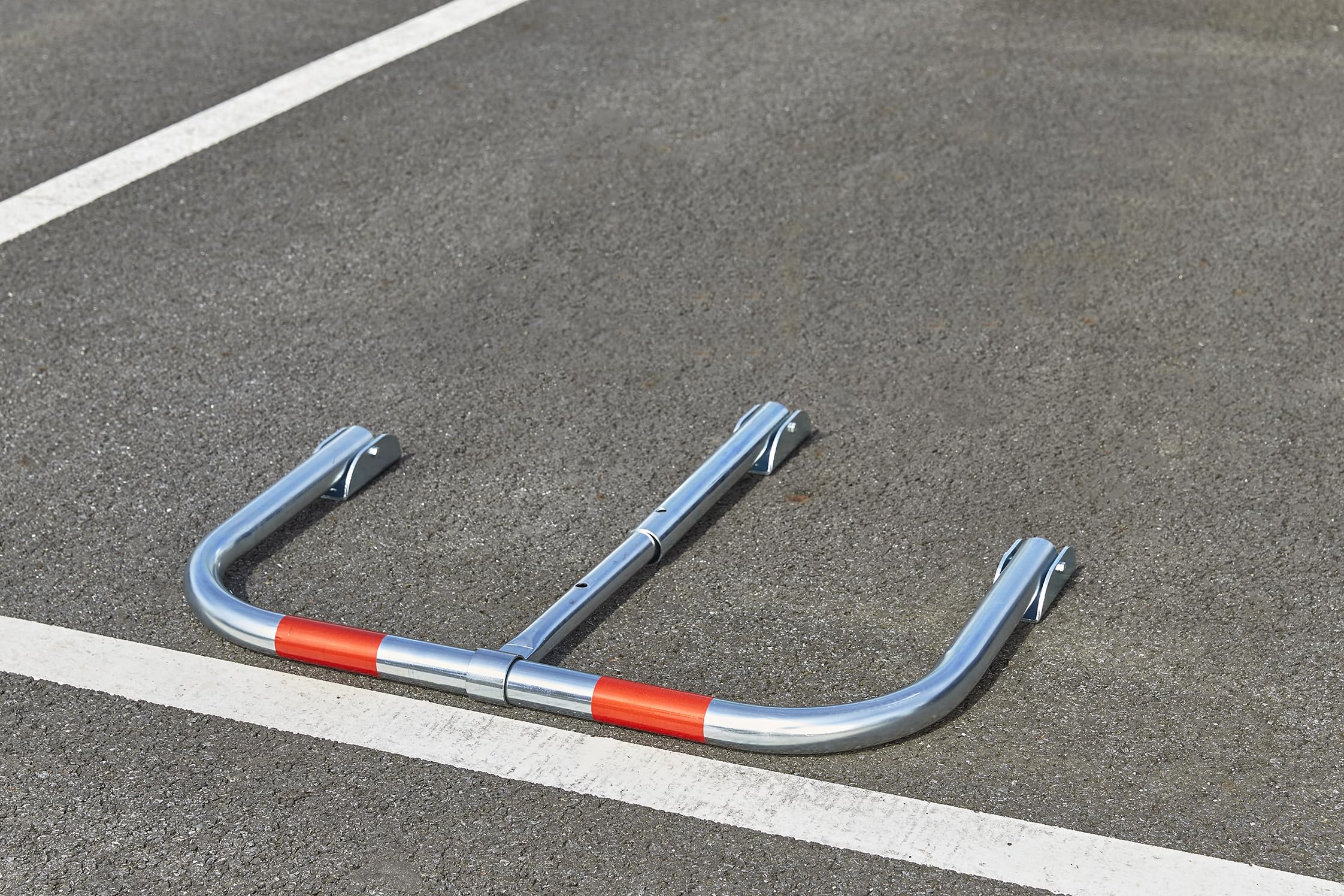 Mottez Barrière Rabattable éco Gris 75.5 cm