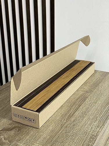 Vista 12 de Wood slat wall panel, art 3d wall panels wood, wood wall panels for interior wall decor, wall decor living room modern minimalist, wood slat wall