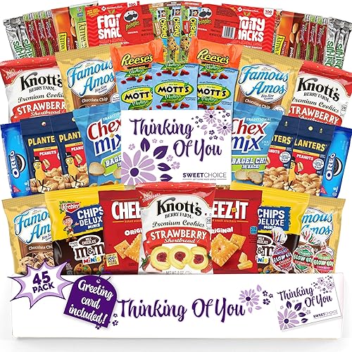 Thinking Of You Snack Box Variety Pack Care Package (45