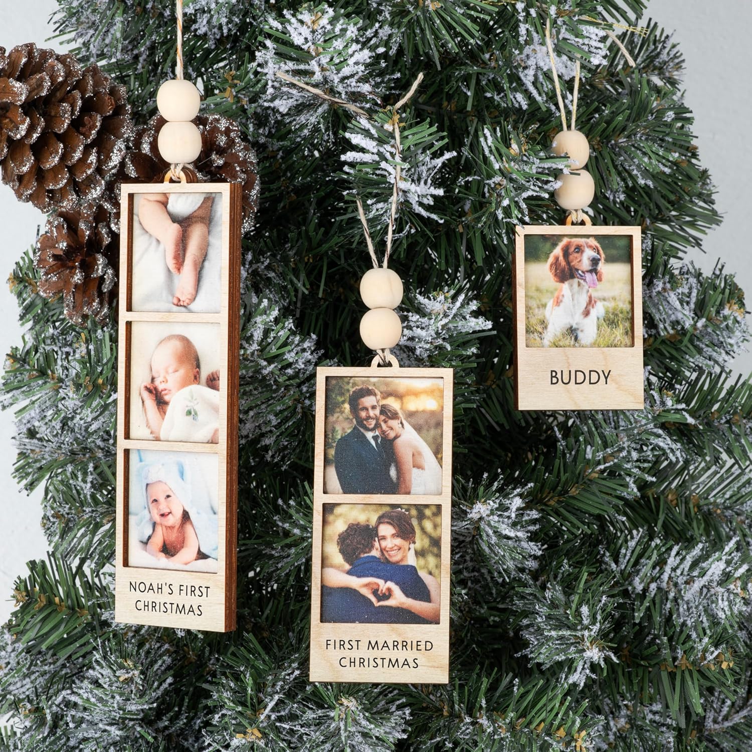 Custom Photo Ornament 2023, Personalized Photobooth