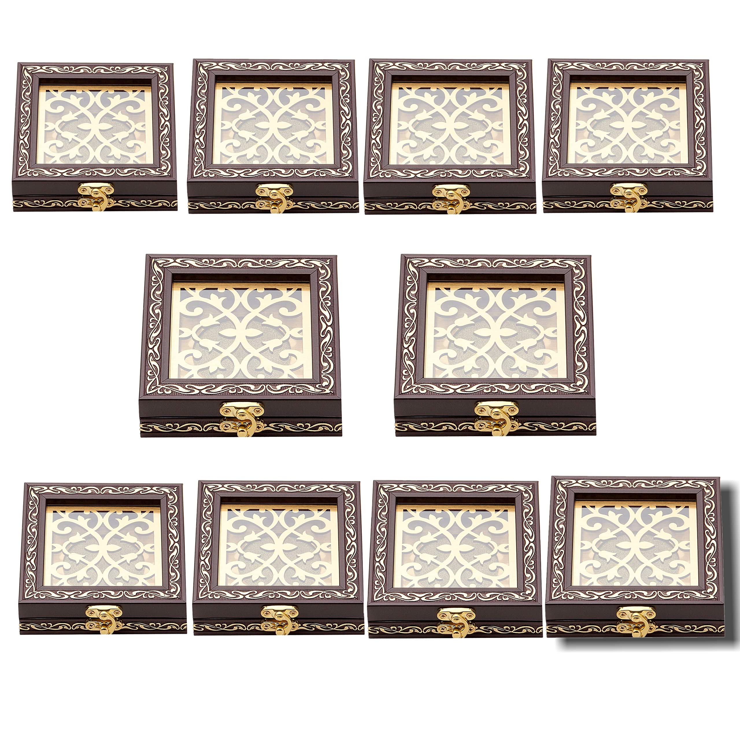 Gift Box Bazaar Decorative Handcrafted Coin Gift Box for Festivals, Parties and Special Occasions ( 50gm Pack of 10, Maroon) (B09NDG1G5J) Amazon Price History, Amazon Price Tracker